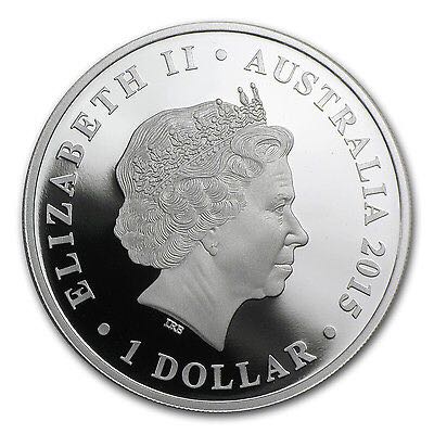 Casie 2015 Australia 1 oz Silver Lion Dance Proof  coin collectible - Main Image 2