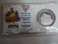 Lee Rarities Mint Walt Disney Co. The Witch 1987 1/2 oz Fine Silver    coin collectible - Main Image 2