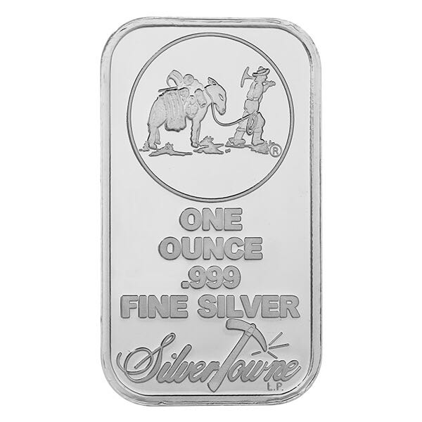 Lee SilverTowne Retro Prospector Silver Bar (New)  coin collectible - Main Image 2