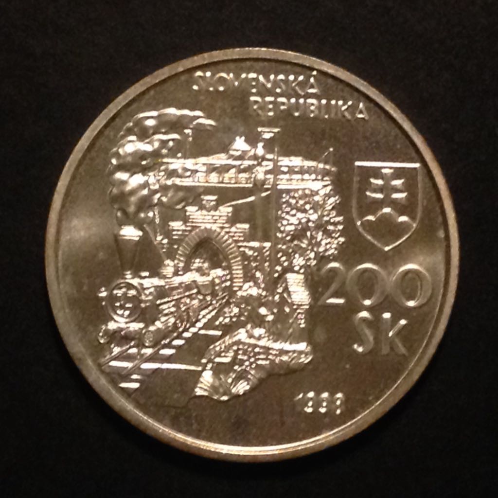 150th Anniversary Slovakian Railways  coin collectible - Main Image 2