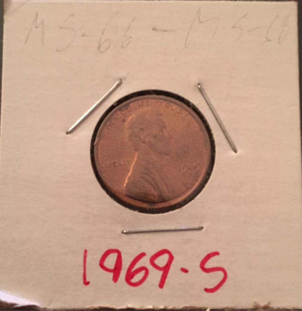 1969-S Lincoln Cent   coin collectible - Main Image 1