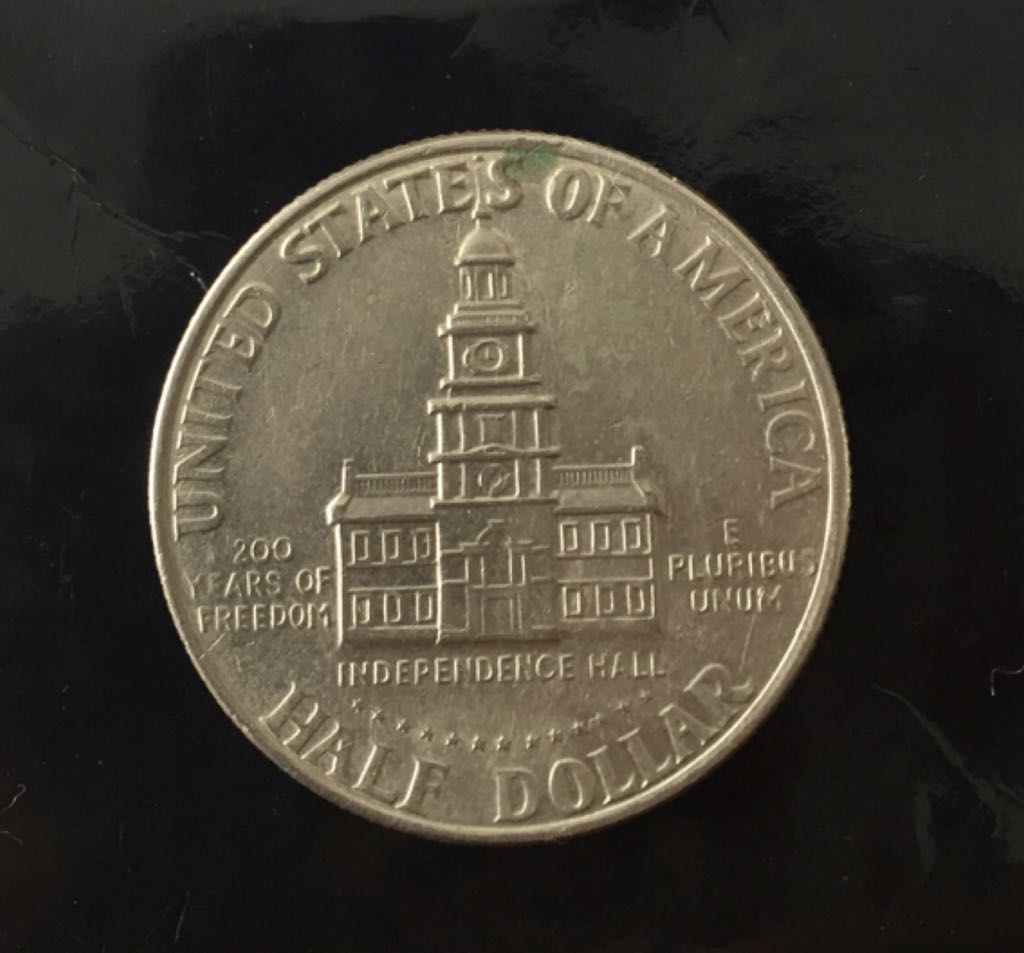 1776-1976 -S JFK Half Dollar  coin collectible - Main Image 2