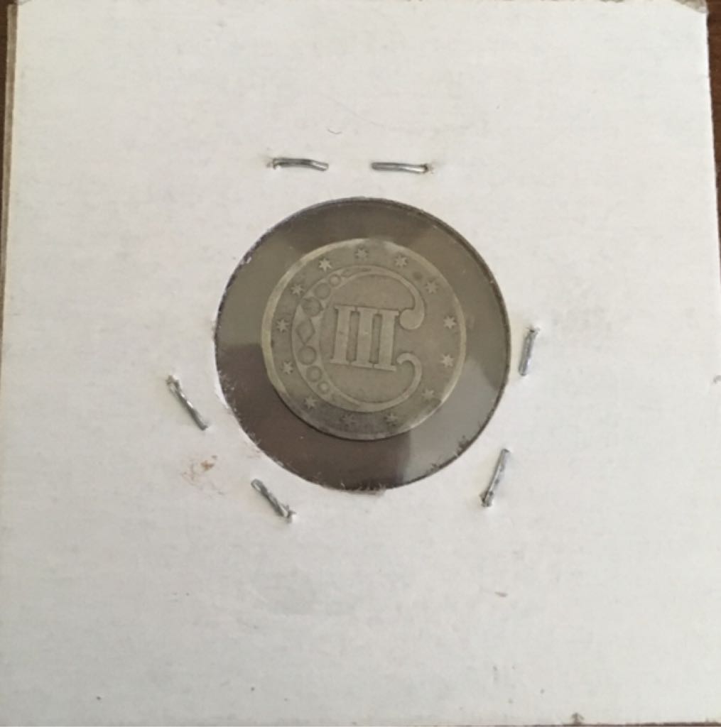 1852 Three Cent Coin  coin collectible - Main Image 2