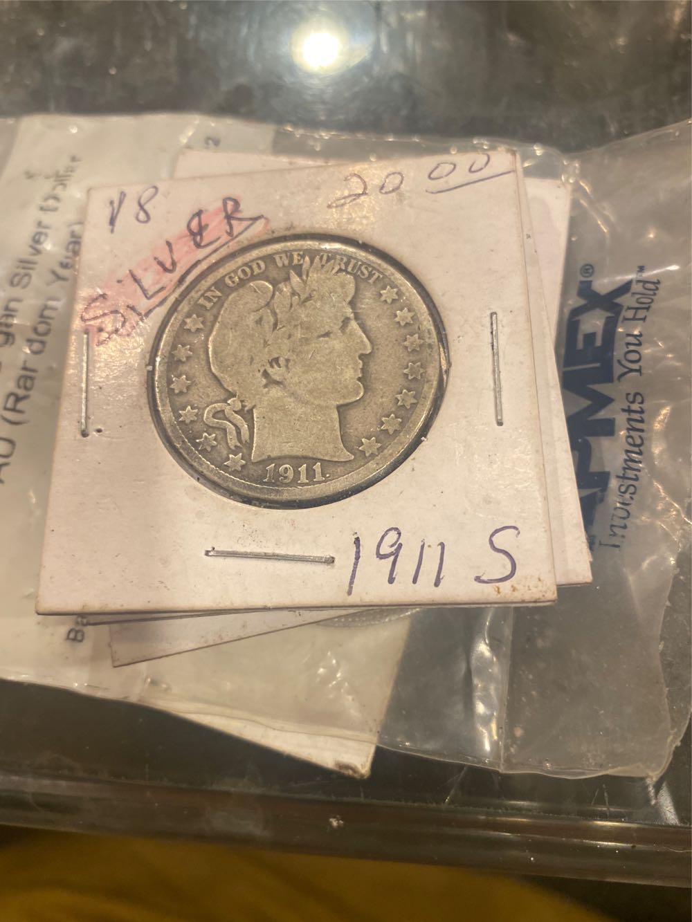 Barber Half Dollar 1911  coin collectible - Main Image 3