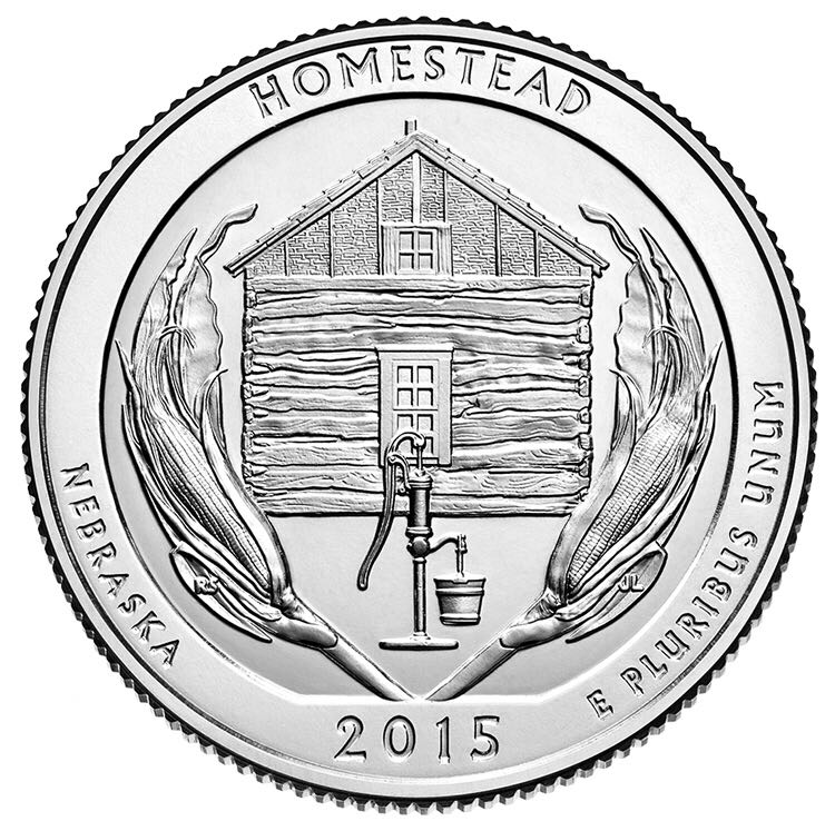 ATB Quarter 2015.P Homestead coin collectible - Main Image 1