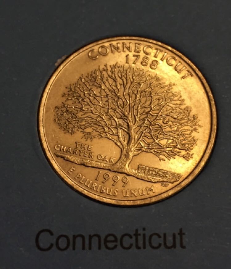 State Quarter Connecticut 1999-S (Silver)  coin collectible - Main Image 2