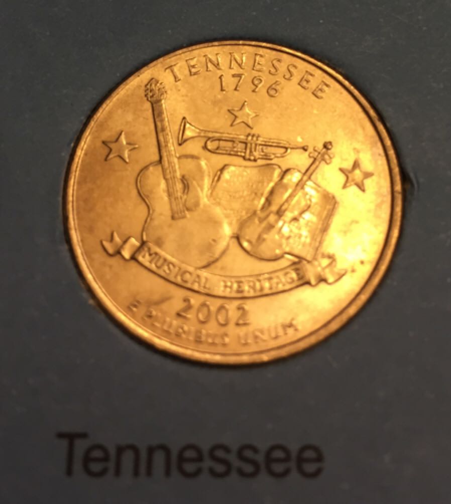 2002 Tennessee Quarter (D)  coin collectible - Main Image 2