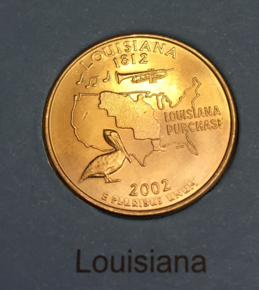 2002 Louisiana Quarter (D)  coin collectible - Main Image 2