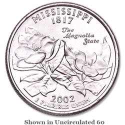 2002 Mississippi Quarter coin collectible - Main Image 1