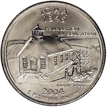 2004 Iowa Quarter (P)  coin collectible - Main Image 2