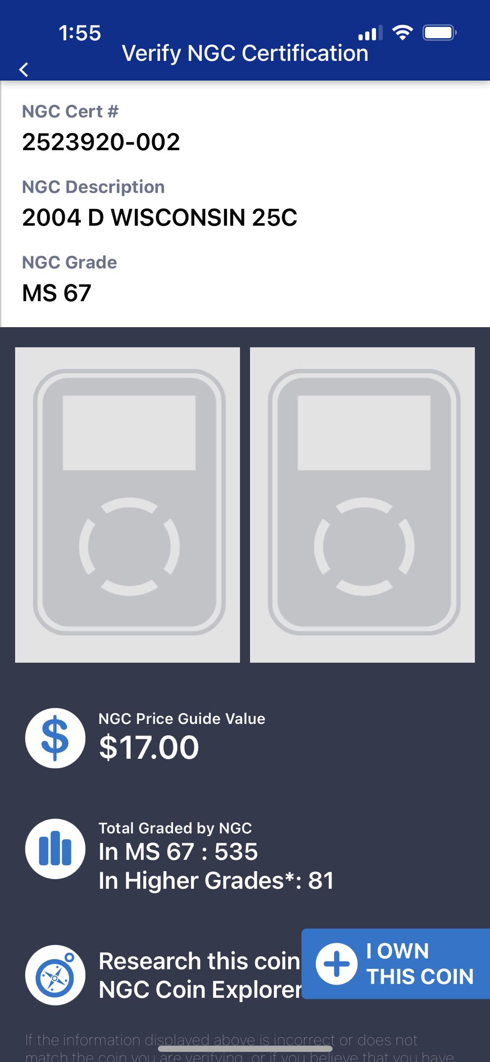 Wisconsin 2004 (D)  coin collectible - Main Image 3