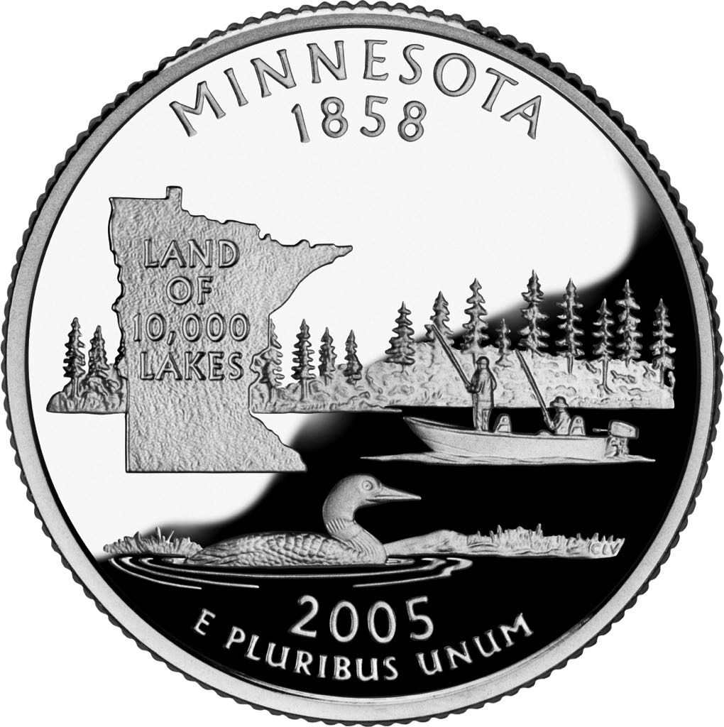 2005 Minnesota Quarter (P)  coin collectible - Main Image 2