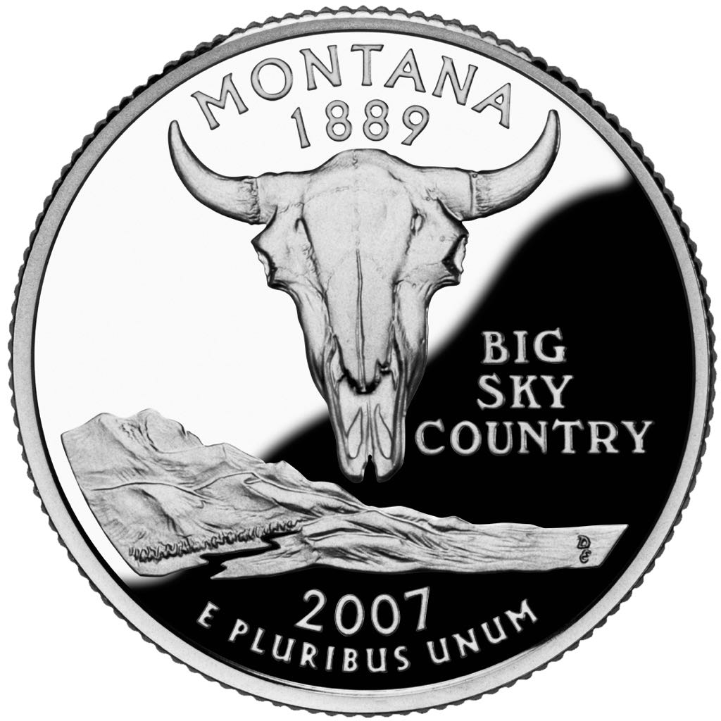2007 Montana Quarter (P)  coin collectible - Main Image 2