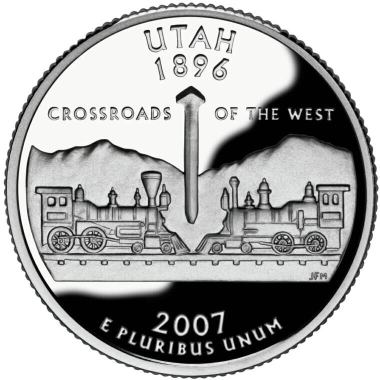 2007 Utah Quarter (P)  coin collectible - Main Image 2