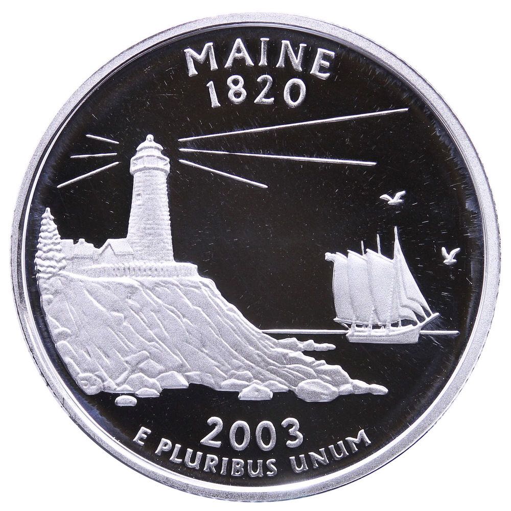 2003 P Maine  coin collectible - Main Image 2
