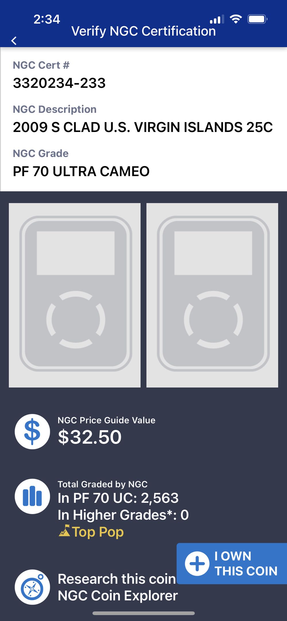 Territorial Quarter U.S. Virgin Islands 2009-S  coin collectible - Main Image 3