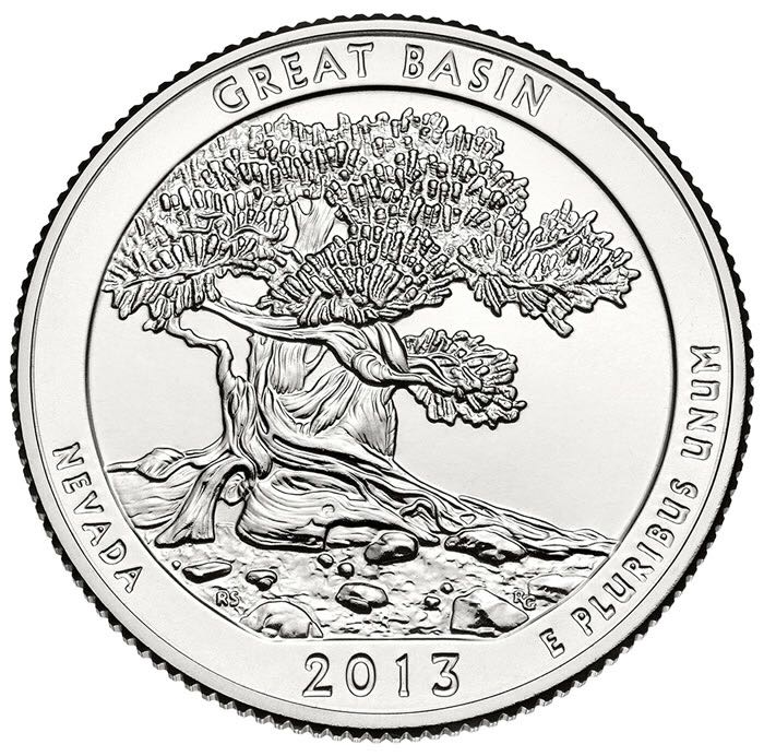 2013 Great Basin Quarter (P)  coin collectible - Main Image 2