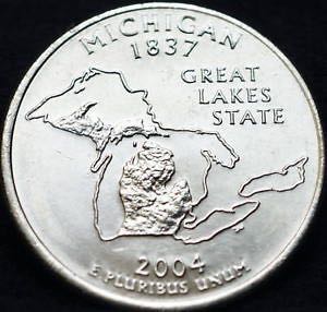 2004 P Michigan  coin collectible - Main Image 2