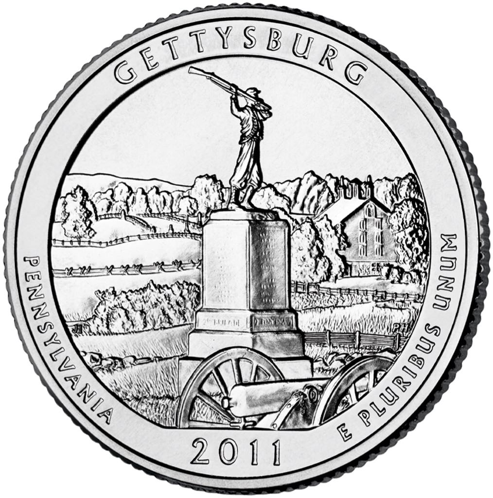 Gettysburg Quarter  coin collectible - Main Image 2