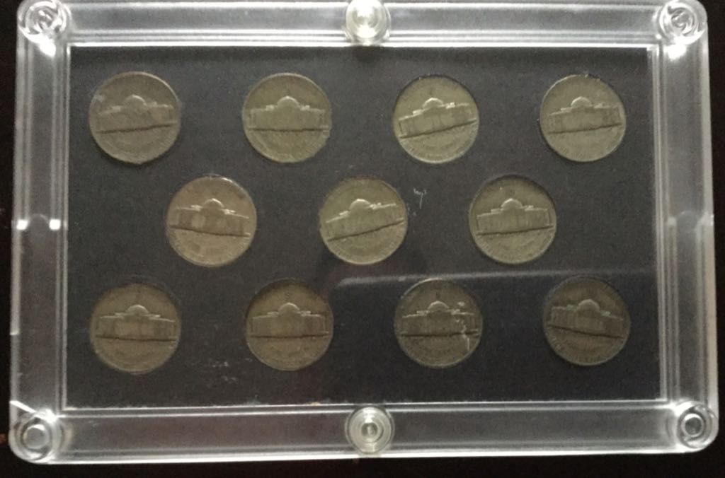 US Wartime Silver Nickels  coin collectible - Main Image 2