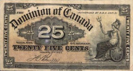 1900 Canadian Shinplaster  coin collectible - Main Image 1