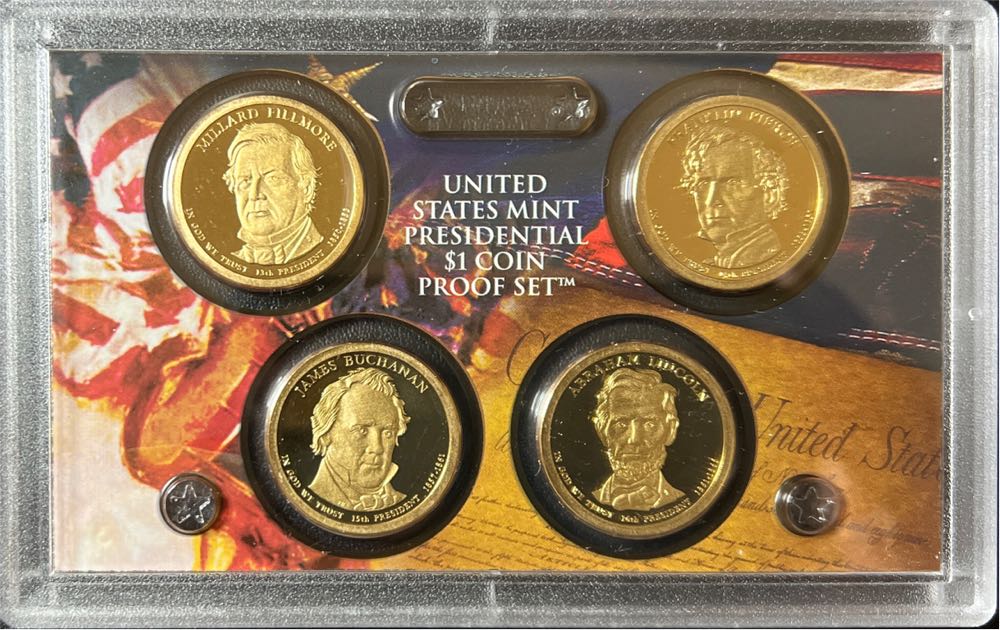 2010 US Presidential $1.00 Coin Proof Set  coin collectible - Main Image 2