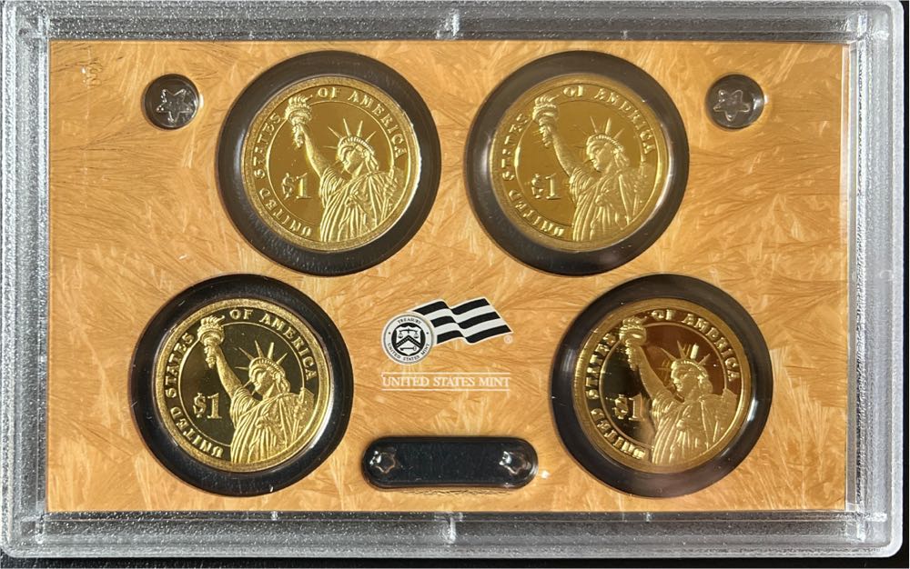 2010 US Presidential $1.00 Coin Proof Set  coin collectible - Main Image 4