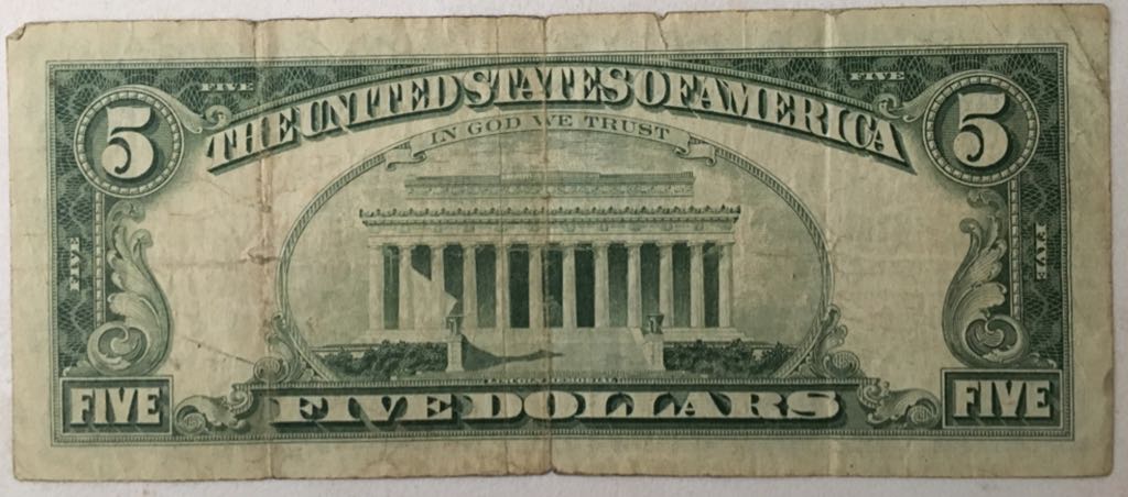 Five Dollar Legal Tender Note coin collectible - Main Image 2