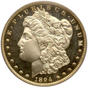 1894 O Morgan Silver Dollar  coin collectible - Main Image 1