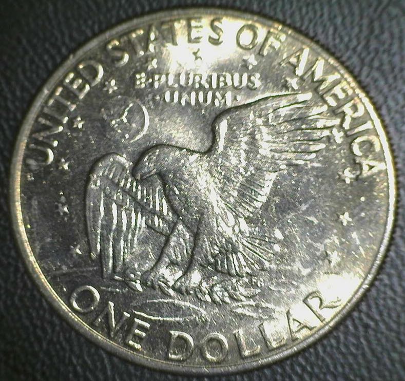 Eisenhower Dollar 1972D  coin collectible - Main Image 2