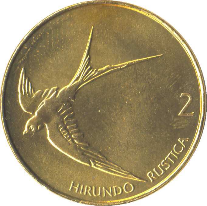 1999 Slovenia 2 Tolarja  coin collectible - Main Image 2