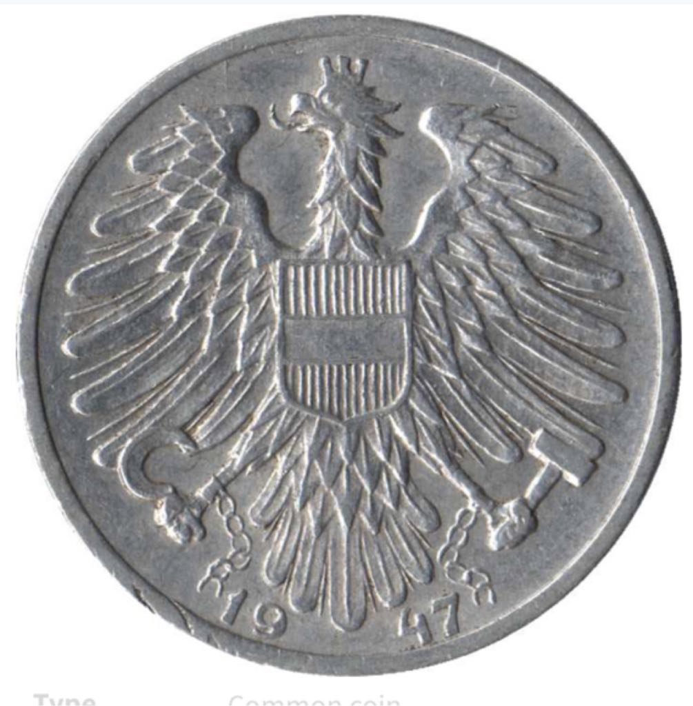 1957 Austria 1 Schilling  coin collectible - Main Image 2