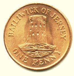 1994 Balliwick of Jersey 1 Penny  coin collectible - Main Image 2