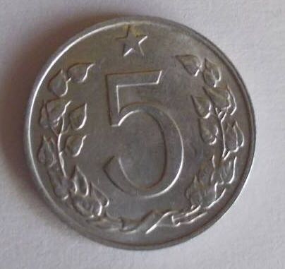 Czechoslovakia 5 Heleru  coin collectible - Main Image 2