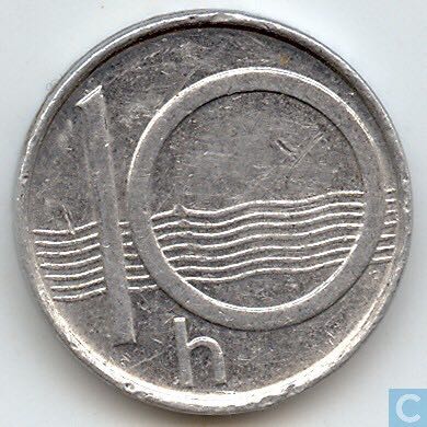 Czech Republic 10 Haleru  coin collectible - Main Image 2