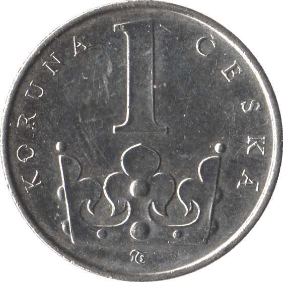 Czech Republic 1 Koruna  coin collectible - Main Image 2