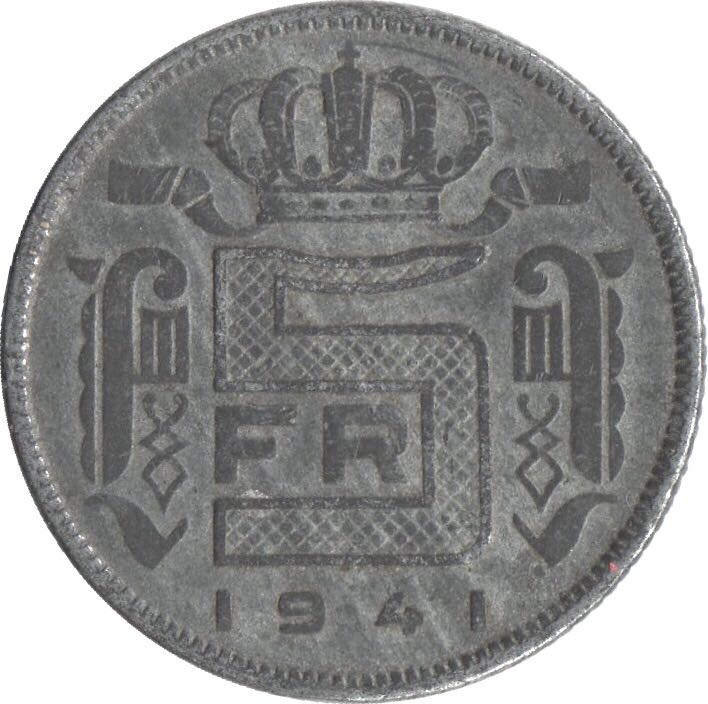Belgium 5 Franc  coin collectible - Main Image 2