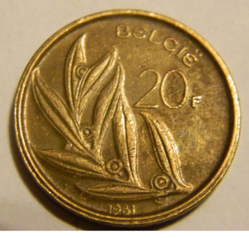 Belgium 20 Franc 1993 #92  coin collectible - Main Image 2