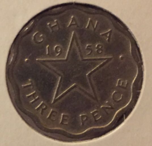 Ghana 3 Pence  coin collectible - Main Image 2