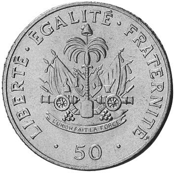 Haiti 50 Centimes  coin collectible - Main Image 2