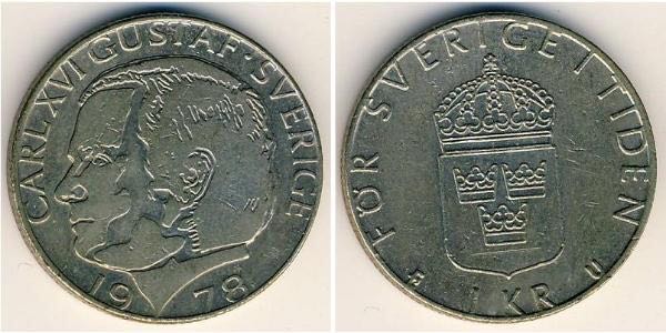 Sweden 1 Krona  coin collectible - Main Image 1