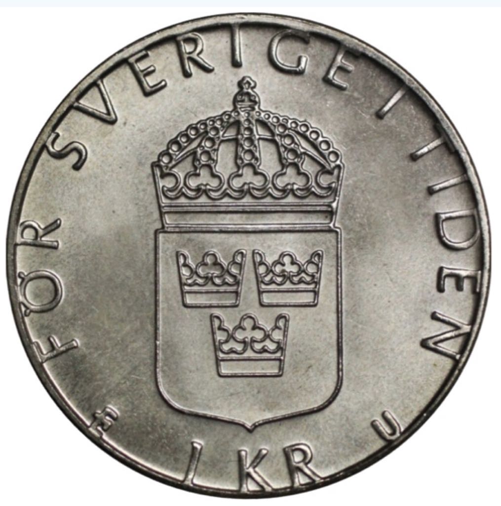 Sweden 1 Krona  coin collectible - Main Image 2