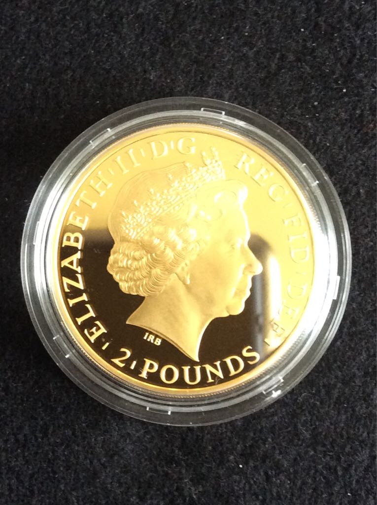 Lunar Year Of The Sheep Proof Gold Plated  coin collectible - Main Image 2