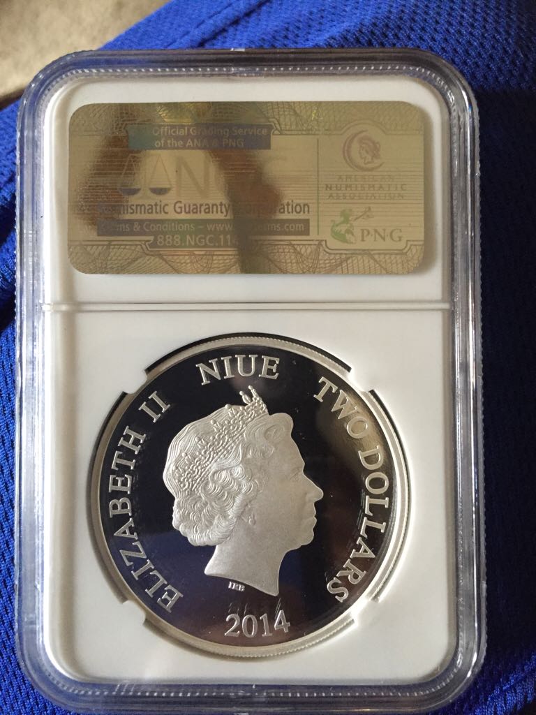 Disney 2014 NIUE S$2 Donald Duck 80th Anniversary PF 70 Ultra Cameo  coin collectible - Main Image 2