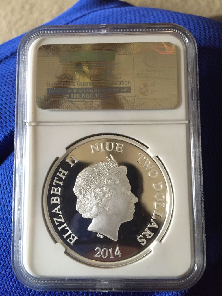 Disney Characters 2014 NIUE S$2 Donald Duck Colorized PF 69 Ultra Cameo   coin collectible - Main Image 2