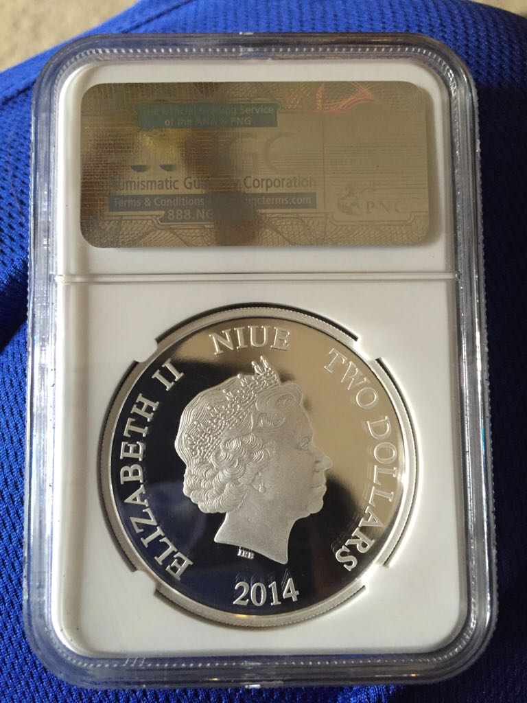 Disney Characters 2014 NIUE S$2 Daisy Duck Colorized PF 69 Ultra Cameo   coin collectible - Main Image 2