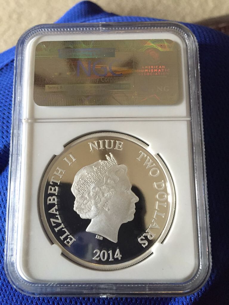 Disney Characters 2014 NIUE S$2 Pluto Colorized PF 69 Ultra Cameo   coin collectible - Main Image 2