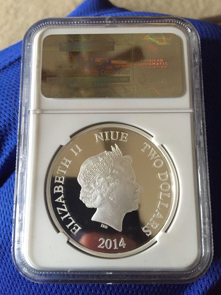 Disney Characters 2014 NIUE S$2 Goofy Colorized PF 69 Ultra Cameo   coin collectible - Main Image 2