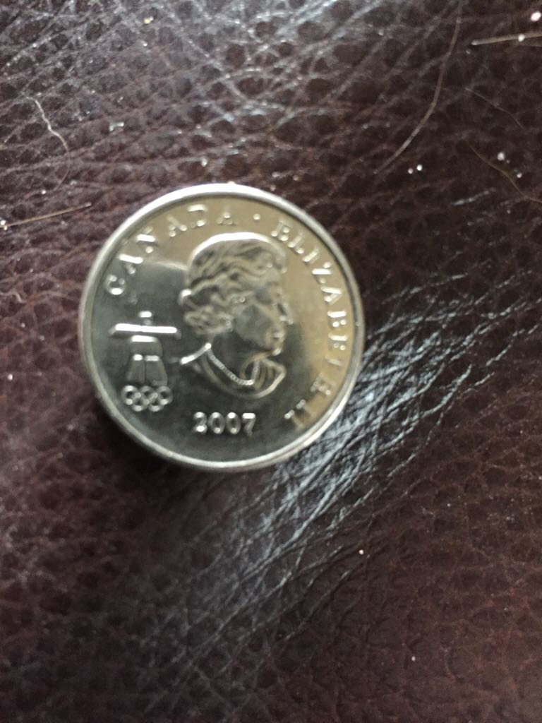 2007 Canadian Quarter (2010 Olympics)  coin collectible - Main Image 2
