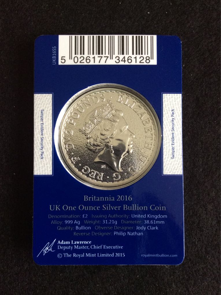 Britannia £2 Silver Bullion - Blister Pack (No.1)  coin collectible - Main Image 2